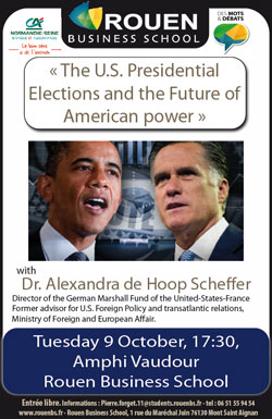 US Présidential Elections whith Dc. Alexandra de Hoop Scheffer
