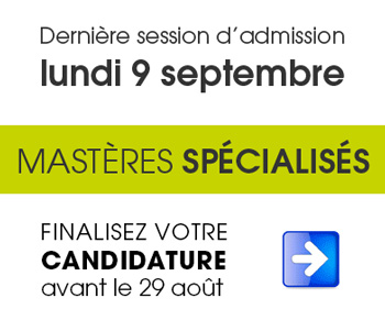 Dernières sessions d'admission MS