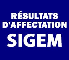 Résultats d'affectation